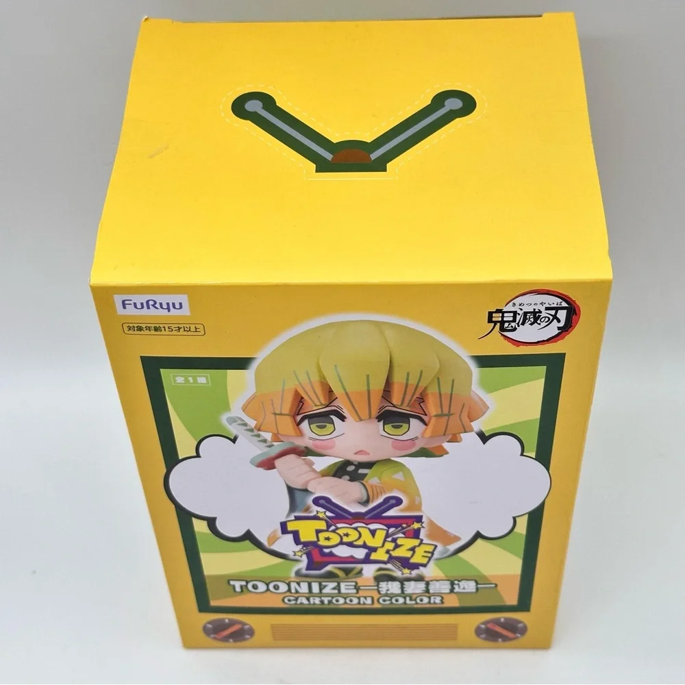 Zenitsu Agatsuma [Cartoon Color]: FuRyu Demon Slayer Toonize Statue Figurine